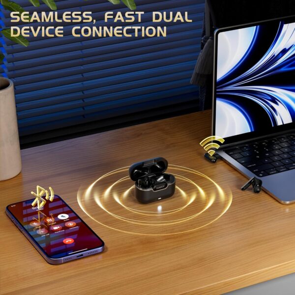 81lfXhd-5yL._AC_SL1500_.jpg IAMJOY Gaming Earbuds, 20ms Low Latency, Active Noise Cancel...