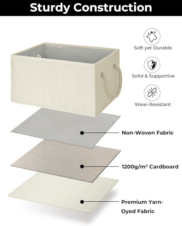 81mw0NUfxWL._AC_SL1500_.jpg StorageWorks Large Storage Baskets for Organizing, Foldable ...