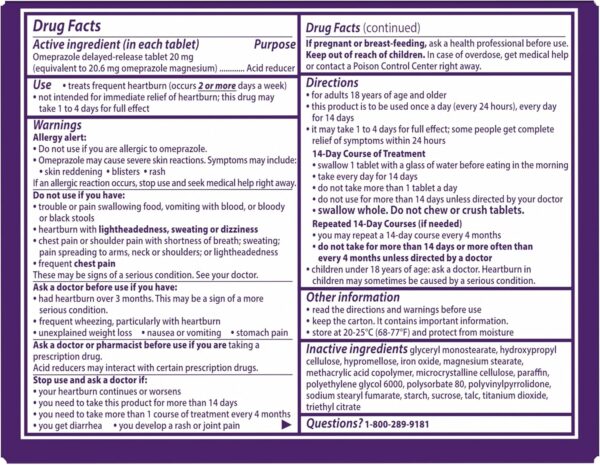 81oMYySs9QL._AC_SL1500_.jpg Prilosec OTC, Omeprazole Delayed Release 20mg, Acid Reducer,...