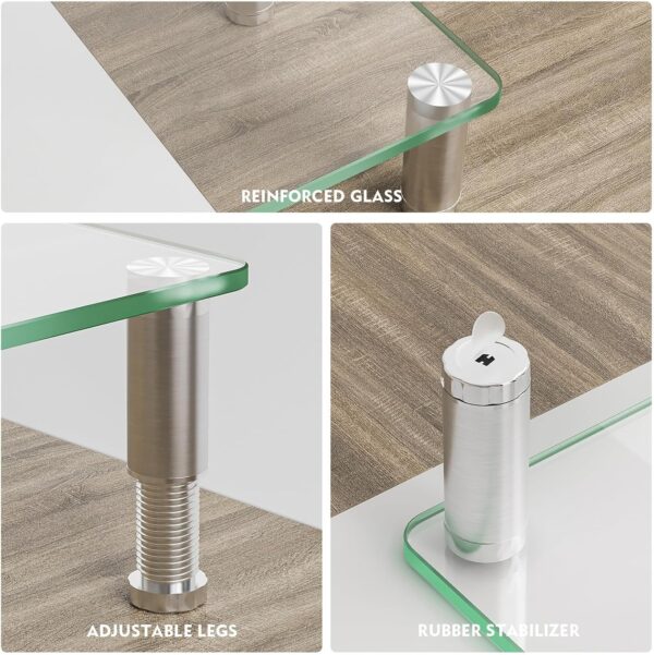 81pWPmhKspL._AC_SL1500_.jpg 2 Pack Computer Monitor Riser with Height Adjustable Multi M...