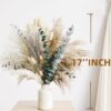 Green Pampas Grass Boho Bouquet – Exquisite Lavender and Euc...