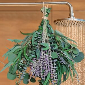 52 PCS Mix Dried Eucalyptus & Lavender Flowers Bundles for 52 PCS Mix Dried Eucalyptus & Lavender Flowers Bundles for S...