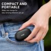 TOZO E1 Wireless Earbuds Build in Mic Clear Calls Ergonomic ...