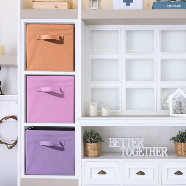 81trWOSe8FL._AC_SL1500_.jpg Sorbus Foldable Storage Cube Basket Bin - Great for Nursery,...