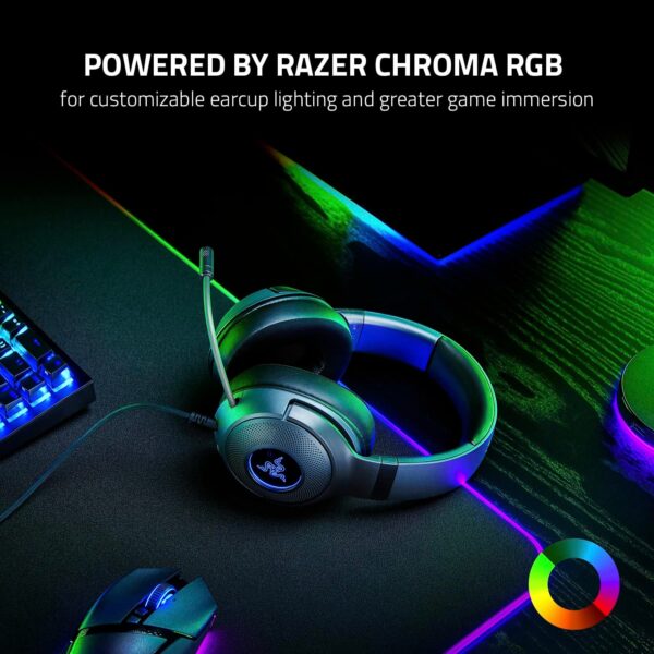 81tv96YBrUL._AC_SL1500_.jpg Razer Kraken V3 X Wired USB Gaming Headset: Lightweight Buil...