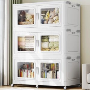 165Gal Extra Large Storage Bins with Lid, 660Qt Plastic Stac... 165Gal Extra Large Storage Bins with Lid, 660Qt Plastic Stac...