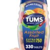 TUMS Chewable Antacid Tablets for Extra Strength Heartburn R... TUMS Chewable Antacid Tablets for Extra Strength Heartburn R...