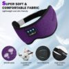 MUSICOZY Sleep Headphones Bluetooth, Sleeping Eye Mask Headb...