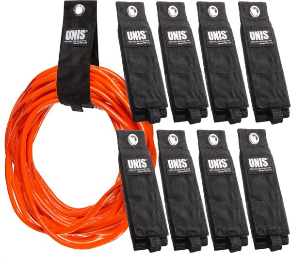 8 Pack Heavy Duty Large 13-inch Extension Cord Storage Exten...