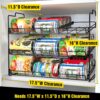 Deco Brothers Stackable Can Rack Organizer for Kitchen and P...