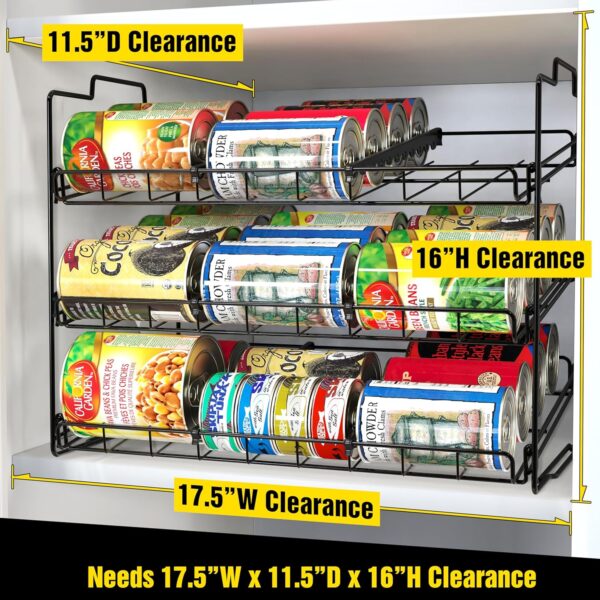 Deco Brothers Stackable Can Rack Organizer for Kitchen and P...