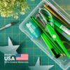 IRIS USA Pencil Case Box Storage Container for Organizing wi...