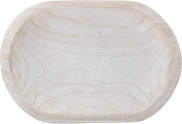 91W76P80I-L._AC_SL1500_.jpg Bloomingville Hand-Carved Paulownia Wood Bowl with Whitewash...