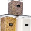 Large Food Storage Containers with Lids Airtight 5.2L /176Oz... Large Food Storage Containers with Lids Airtight 5.2L /176Oz...