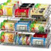 Simple Houseware Stackable Can Rack Organizer, 3-Tier Chrome...