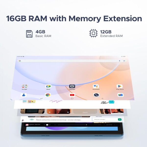 61HLHe2cDzL._AC_SL1500_.jpg DOOGEE U10 10 inch Tablet with Keyboard, Android 15 Tablet 1...