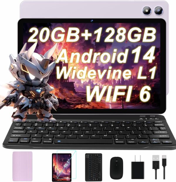 Android 14 Tablet with Keyboard 20GB RAM 128GB ROM, 2025 Android 14 Tablet with Keyboard 20GB RAM 128GB ROM, 2025 Oct...