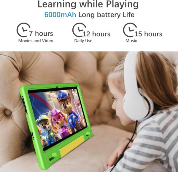 71vLjjACb4L._AC_SL1500_.jpg Kids Tablet with Strap, Android 14 Tablet for Kids 10 inch ,...