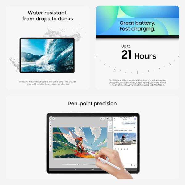 811HBDdVmmL._AC_SL1500_.jpg SAMSUNG Galaxy Tab S10 FE+ 13.1” 256GB WiFi Android Tablet, ...