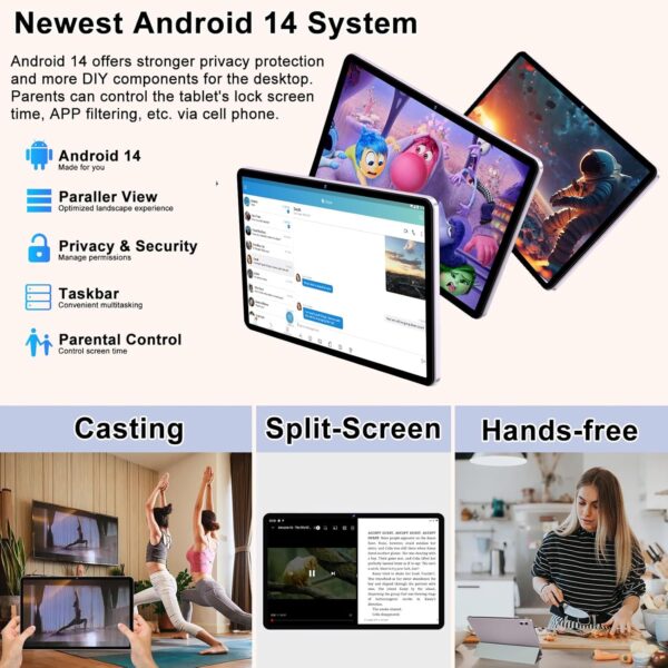 81KFPyKTc9L._AC_SL1500_.jpg Android 14 Tablet with Keyboard 20GB RAM 128GB ROM, 2025 Oct...