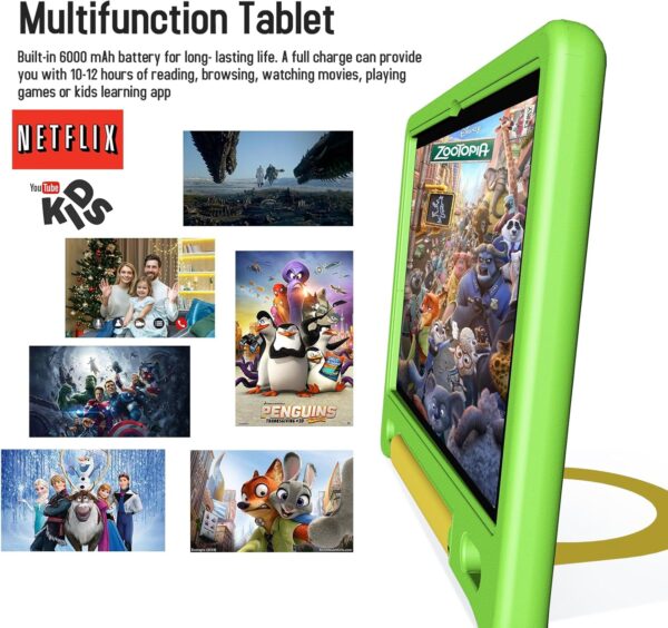 81gIVyWxVvL._AC_SL1500_.jpg Kids Tablet with Strap, Android 14 Tablet for Kids 10 inch ,...