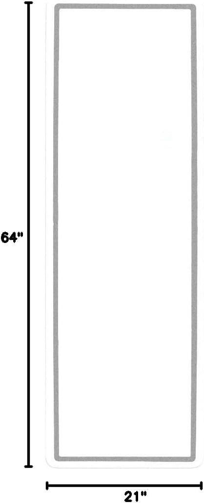 Sweetcrispy 64"x21" Mirror Full Length Standing Mirror with ...