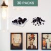 61EIaMjsoLL._AC_SL1000_.jpg 30 PCS Push Pins Picture Hangers Wall Hooks, Double Headed T...