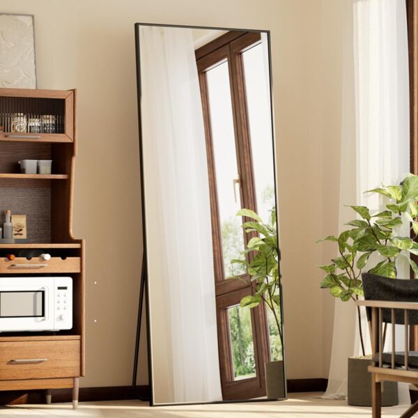 61TSgpRFImL._AC_SL1200_.jpg BEAUTYPEAK Full Length Mirror with Stand, 56"x21" Floor Mirr...