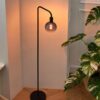 61Wi1kmDaTL._AC_SL1500_.jpg ONEWISH Floor Lamp for Living Room - Minimalist Industrial S...