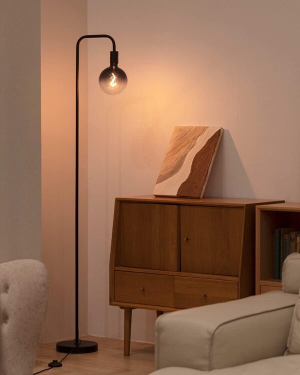 61oZx93pL._AC_SL1500_.jpg ONEWISH Floor Lamp for Living Room - Minimalist Industrial S...