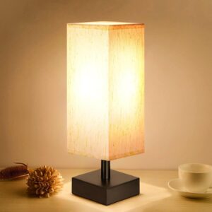 Small Table Lamp for Bedroom - Bedside Lamps for Nightstand,... Small Table Lamp for Bedroom - Bedside Lamps for Nightstand,...