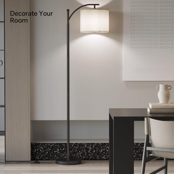 719JZ7l8AL._AC_SL1500_.jpg SUNMORY Arc Floor Lamp,Modern Floor Lamp with 9W 3 Color Tem...