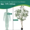 71QPRYRcdL._AC_SL1500_.jpg 7FT Olive Tree Artificial Plant Decor - Tall Fake Tree for H...