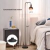 714GnOv9xYL._AC_SL1500_.jpg ONEWISH Floor Lamp for Living Room - Minimalist Industrial S...