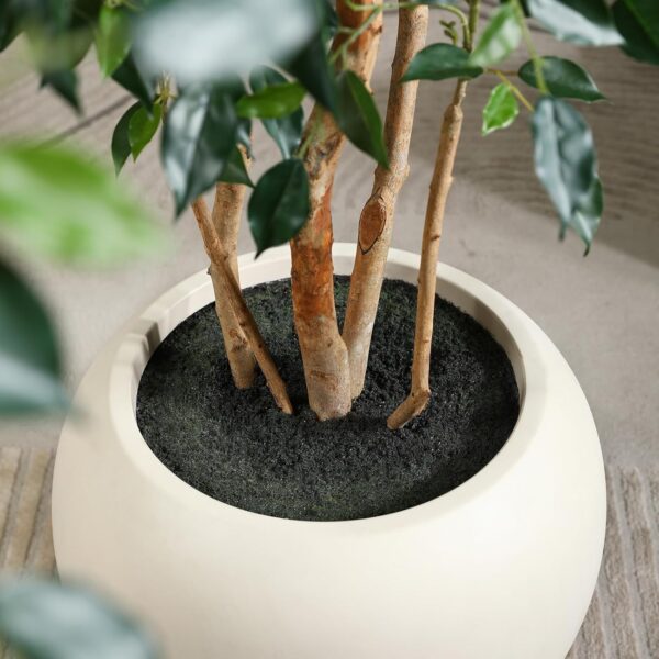 71AvWjUX1yL._AC_SL1500_.jpg 8FT Artificial Ficus Tree, Indoor Faux Ficus Plant with Real...