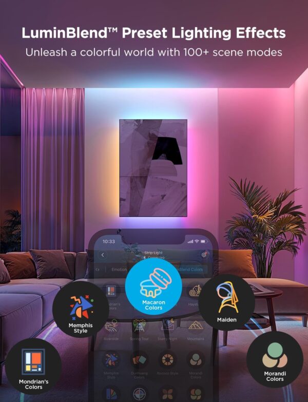 71BjR2ggOL._AC_SL1500_.jpg Govee RGBIC Strip Light 2 Pro with Matter, 32.8ft Wi-Fi LED ...