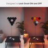 71DKrG2yxQL._AC_SL1500_.jpg Nanoleaf Shapes LED Wall Lights, RGBW Smart Wall Panels with...