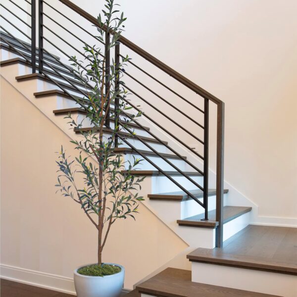 71P5Sjn4nKL._AC_SL1500_.jpg 7.6FT (92'') Olive Tree Tall Skinny Artificial Plants for Ho...