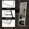 Sweetcrispy 64"x21" Mirror Full Length Standing Mirror with ...