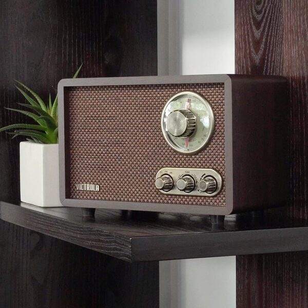 71bh2VOy5zL._AC_SL1500_.jpg Victrola Willow – Retro Wood Bluetooth Radio with Built-in S...