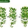 Fake Hanging Plants Vines(2pcs) for Room Decor, Artificial I...