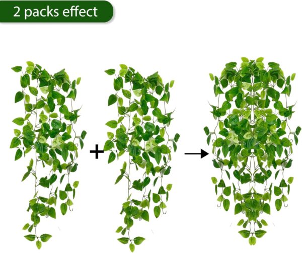 Fake Hanging Plants Vines(2pcs) for Room Decor, Artificial I...