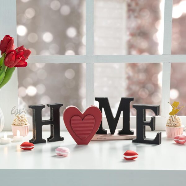 71oXcpehNL._AC_SL1500_.jpg Glitzhome Interchangeable Home Table Signs with 13 Pcs Seaso...