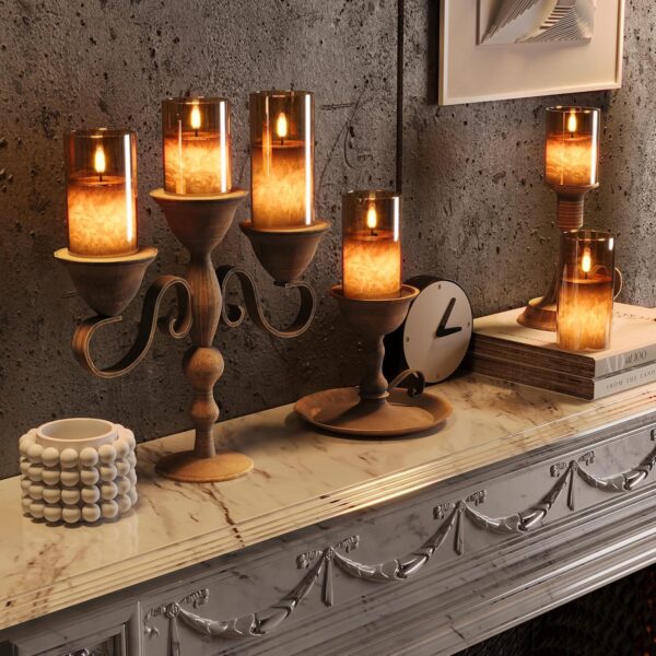 81TCyGdWKL._AC_SL1500_.jpg Ice Crystal Real Wax Glass Flameless Candles with Remote & T...