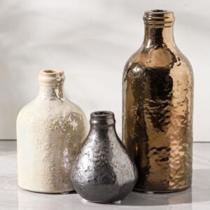Ceramic Vase Set of 3 | Decorative Vases Home Decor | Flower...