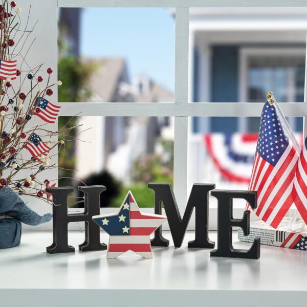 81KXjHmWPiL._AC_SL1500_.jpg Glitzhome Interchangeable Home Table Signs with 13 Pcs Seaso...