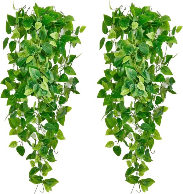 Fake Hanging Plants Vines(2pcs) for Room Decor, Artificial I...