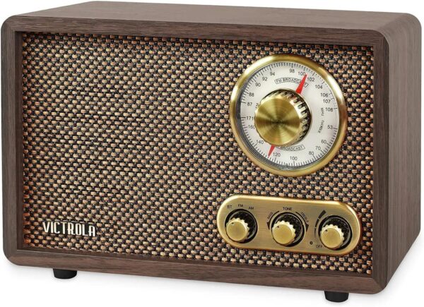 Victrola Willow – Retro Wood Bluetooth Radio with Built-in S... Victrola Willow – Retro Wood Bluetooth Radio with Built-in S...