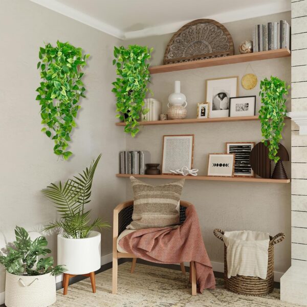Fake Hanging Plants Vines(2pcs) for Room Decor, Artificial I...