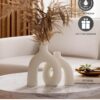 Hug Donut Decorative Vase Set - Modern Nordic Boho Style Vas...